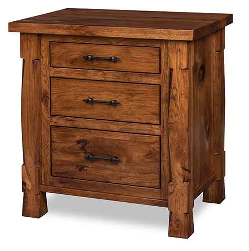 Ouray 3-Drawer Nightstand - Click Image to Close