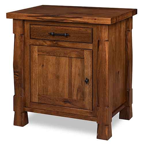 Ouray 1-Drawer, 1-Door Nightstand - Click Image to Close