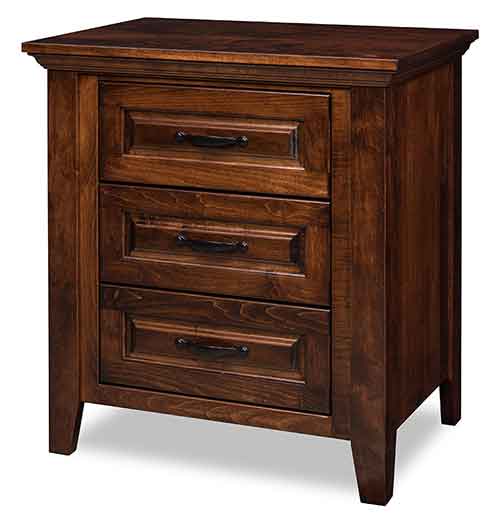 Rvilla 3-Drawer Nightstand