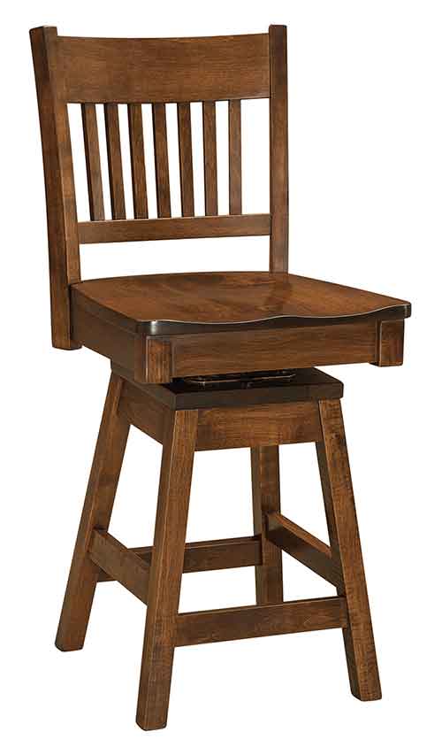 Amish Frankton Barstool - Click Image to Close