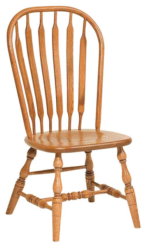 Amish Jumbo Bent Paddle Dining Chair (Deep Scoop)