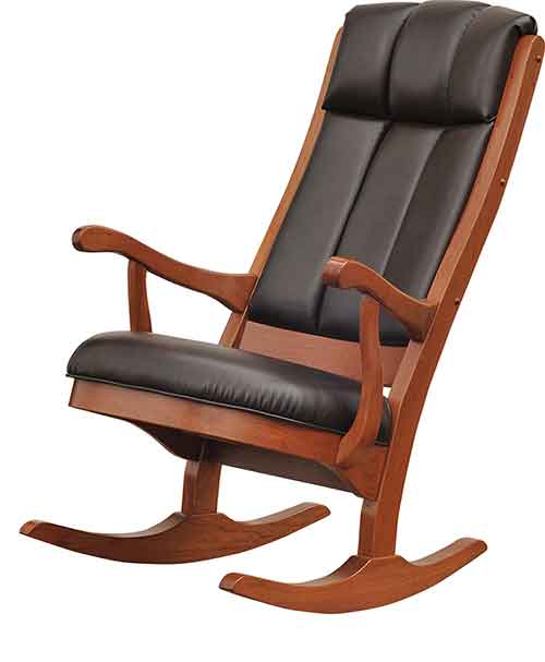 Amish Lincoln Rocker - Click Image to Close