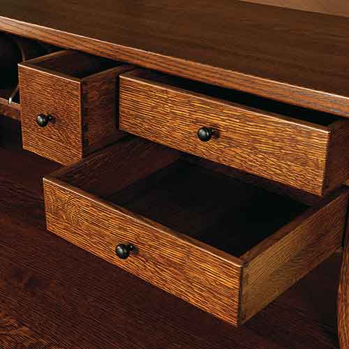 Amish Witmer Single Pedestal Desk