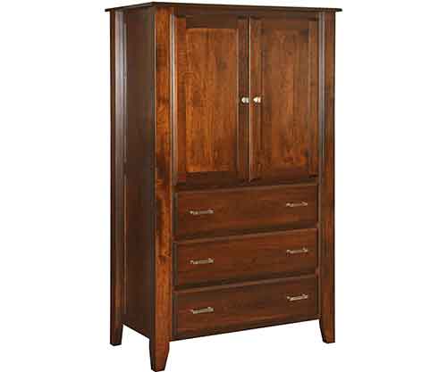 (image for) Amish Ashton 3 Drawer Armoire