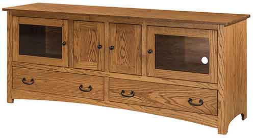 Amish Shaker 72" Plasma Cabinet