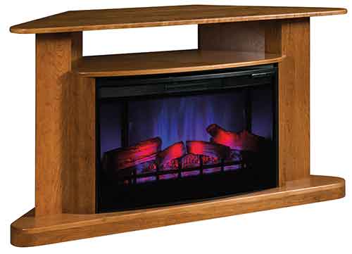 Amish Custom Shelburn Fireplace