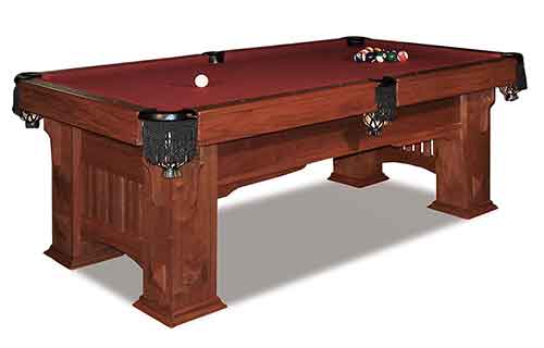 Amish Landmark Mission Pool Table