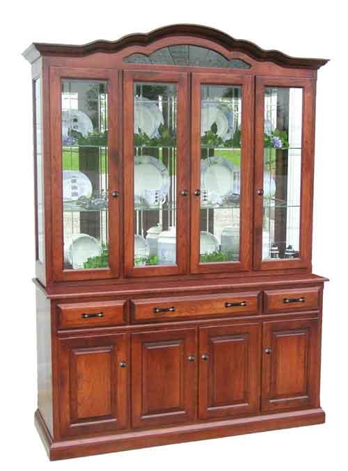 Amish Legacy Arched Top China Cabinet, Legacy Crafted Cabinets Reviews
