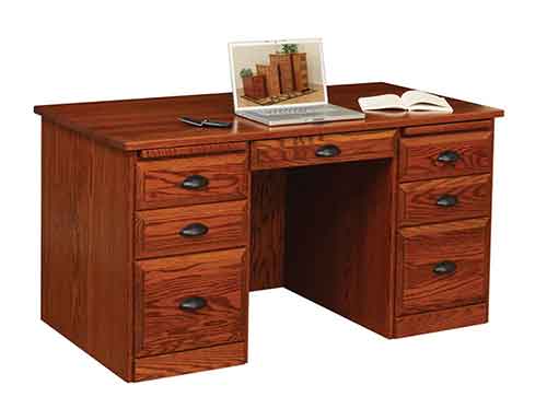 Tradtional Flat Top Desk - Click Image to Close