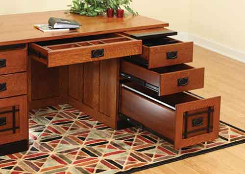 Mission Flat Top Desk - Click Image to Close