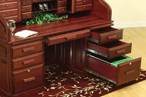 Deluxe Rolltop Drawers on Top