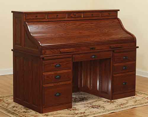 Traditional Rolltop Drawers on Top