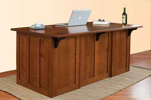 Mission Executive Flat Top Desk