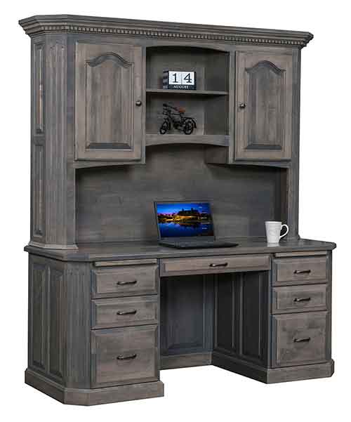 Fifth Avenue 68" Flat Top Desk with Hutch - Click Image to Close