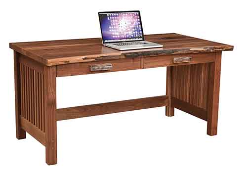 JDs Writing Desk with Live Edge - Click Image to Close