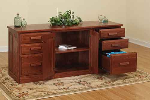 Credenza with Kneehole