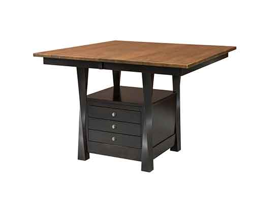 Amish Lexington Cabinet Bistro Table