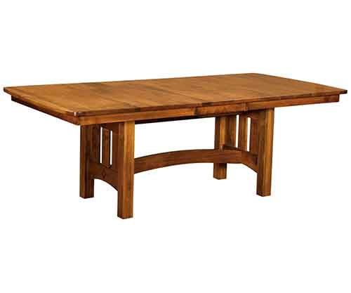 Amish Vancouver Trestle Table - Click Image to Close