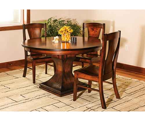 Amish Westin Single Pedestal Table