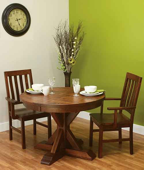 Amish Alberta Pedestal Table