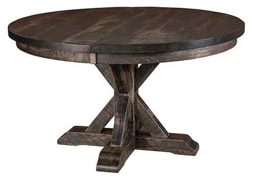 Amish Elkhorn Pedestal table - Click Image to Close